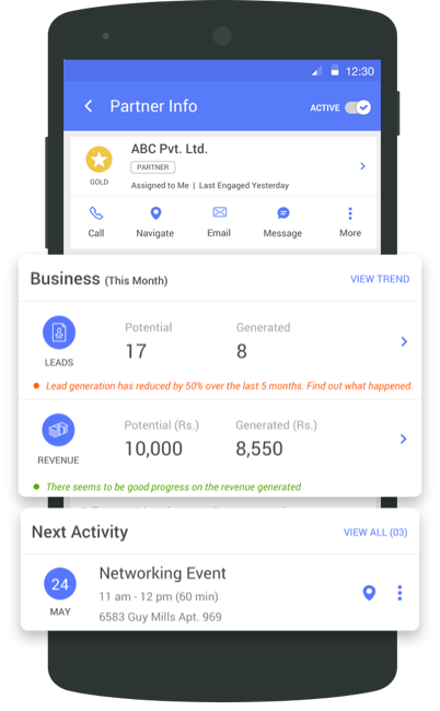 Partner 360 view